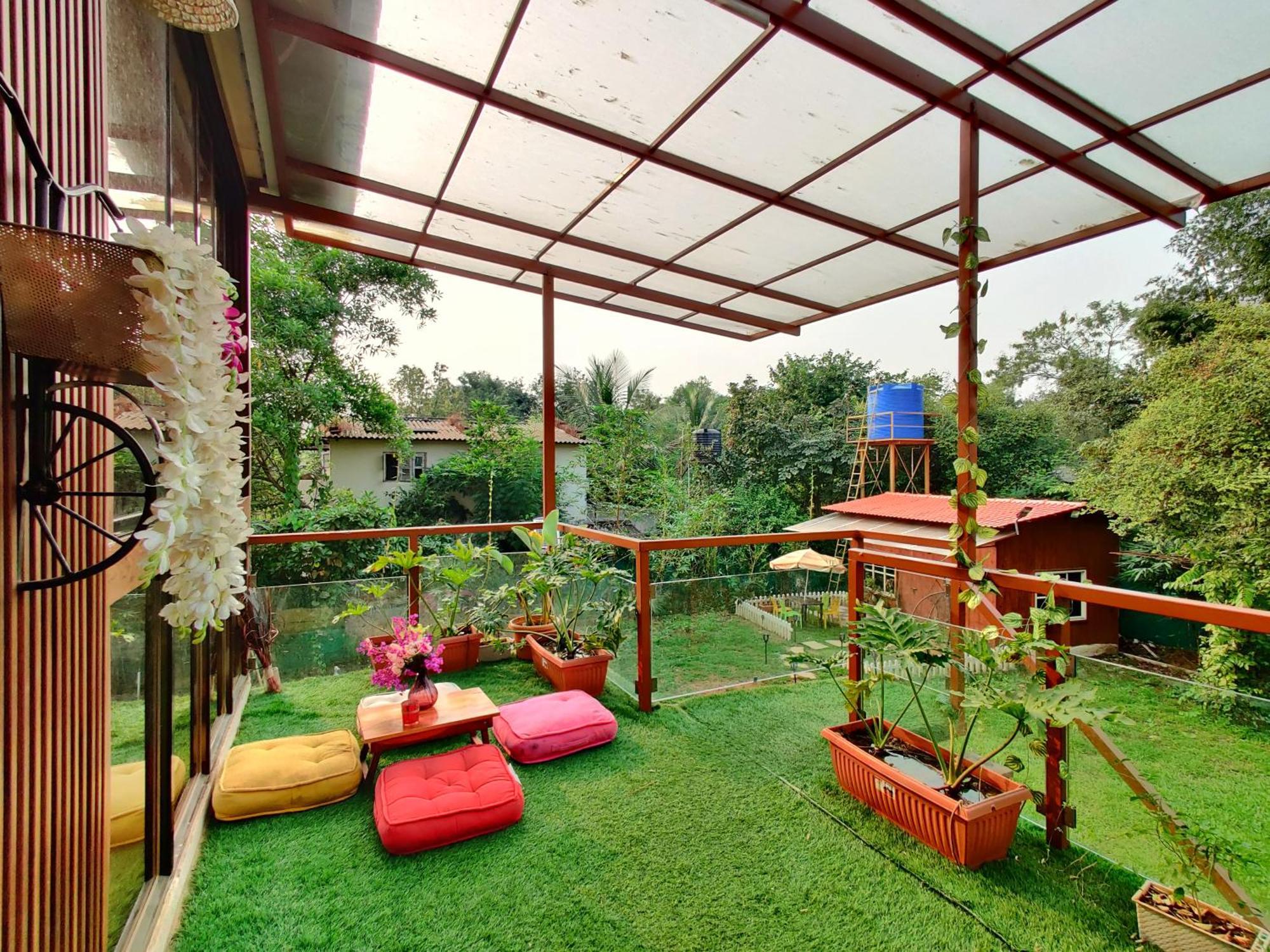 Crystal Springs Villa - A Picture-Perfect Retreat W Pool, Hammock, Gazebo Karjat Exterior photo