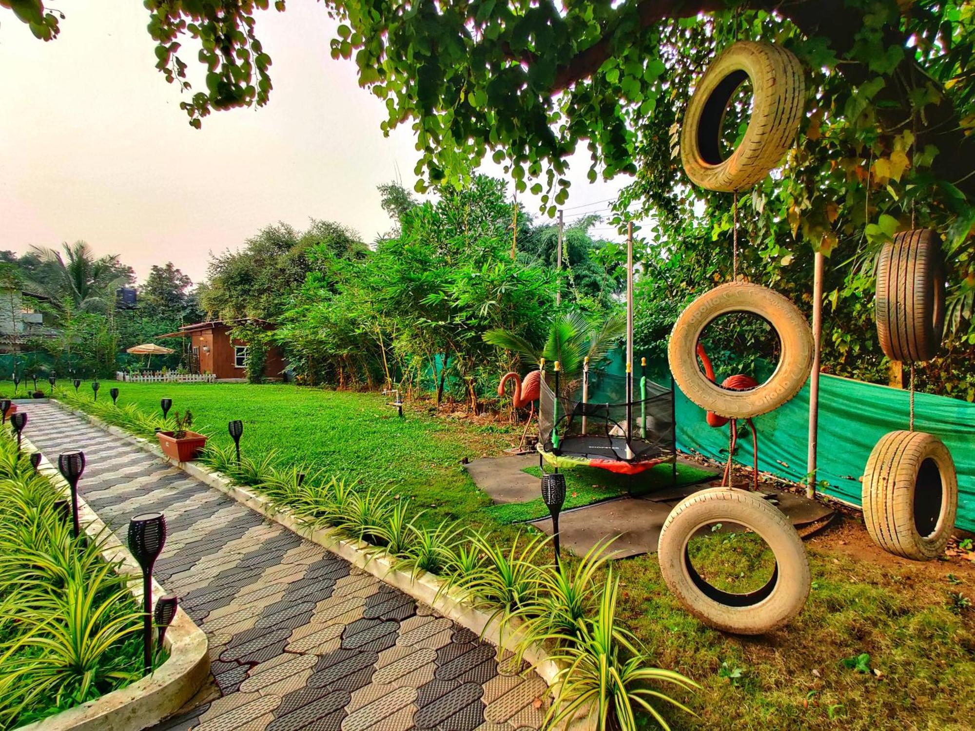 Crystal Springs Villa - A Picture-Perfect Retreat W Pool, Hammock, Gazebo Karjat Exterior photo