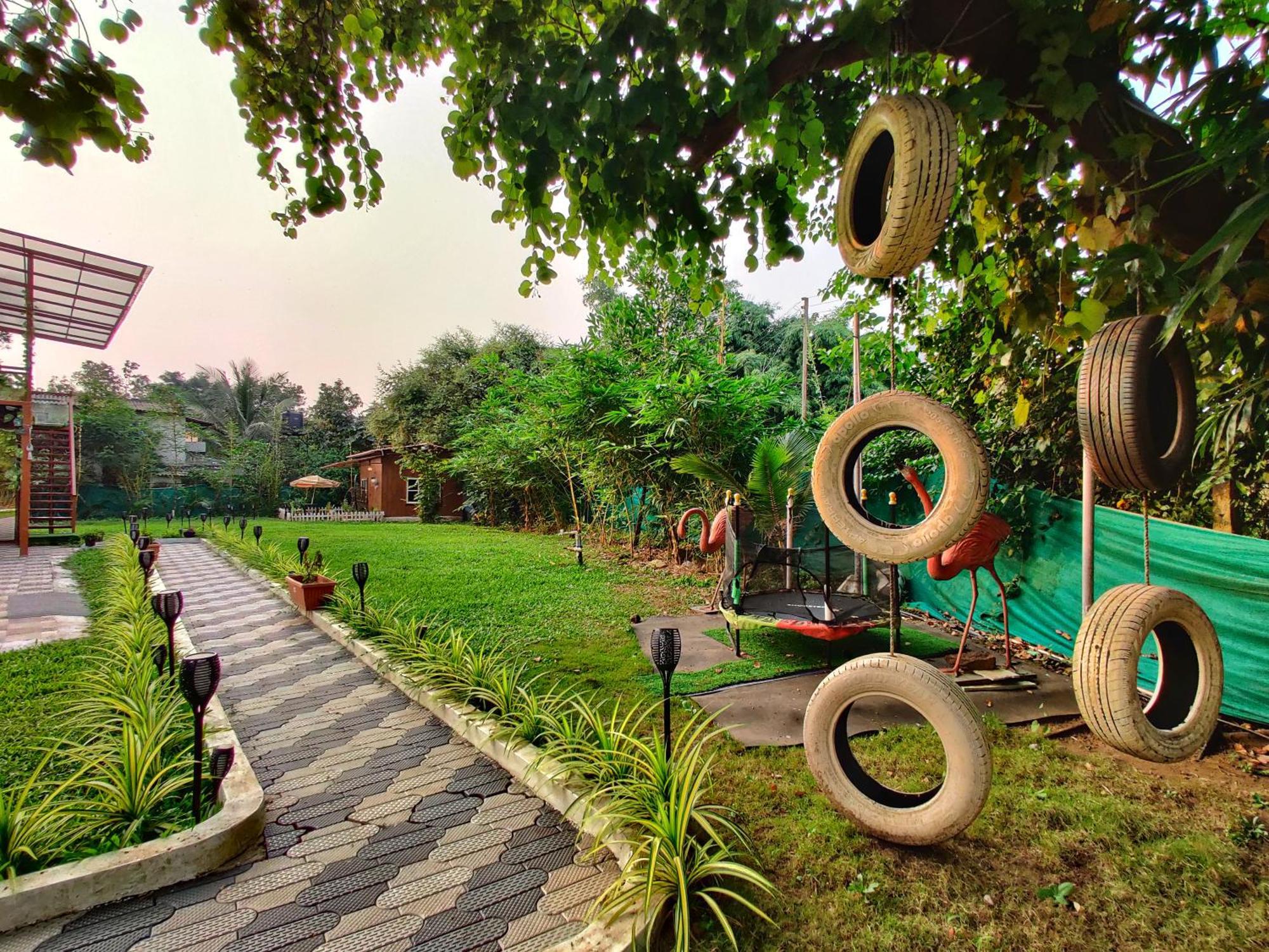 Crystal Springs Villa - A Picture-Perfect Retreat W Pool, Hammock, Gazebo Karjat Exterior photo