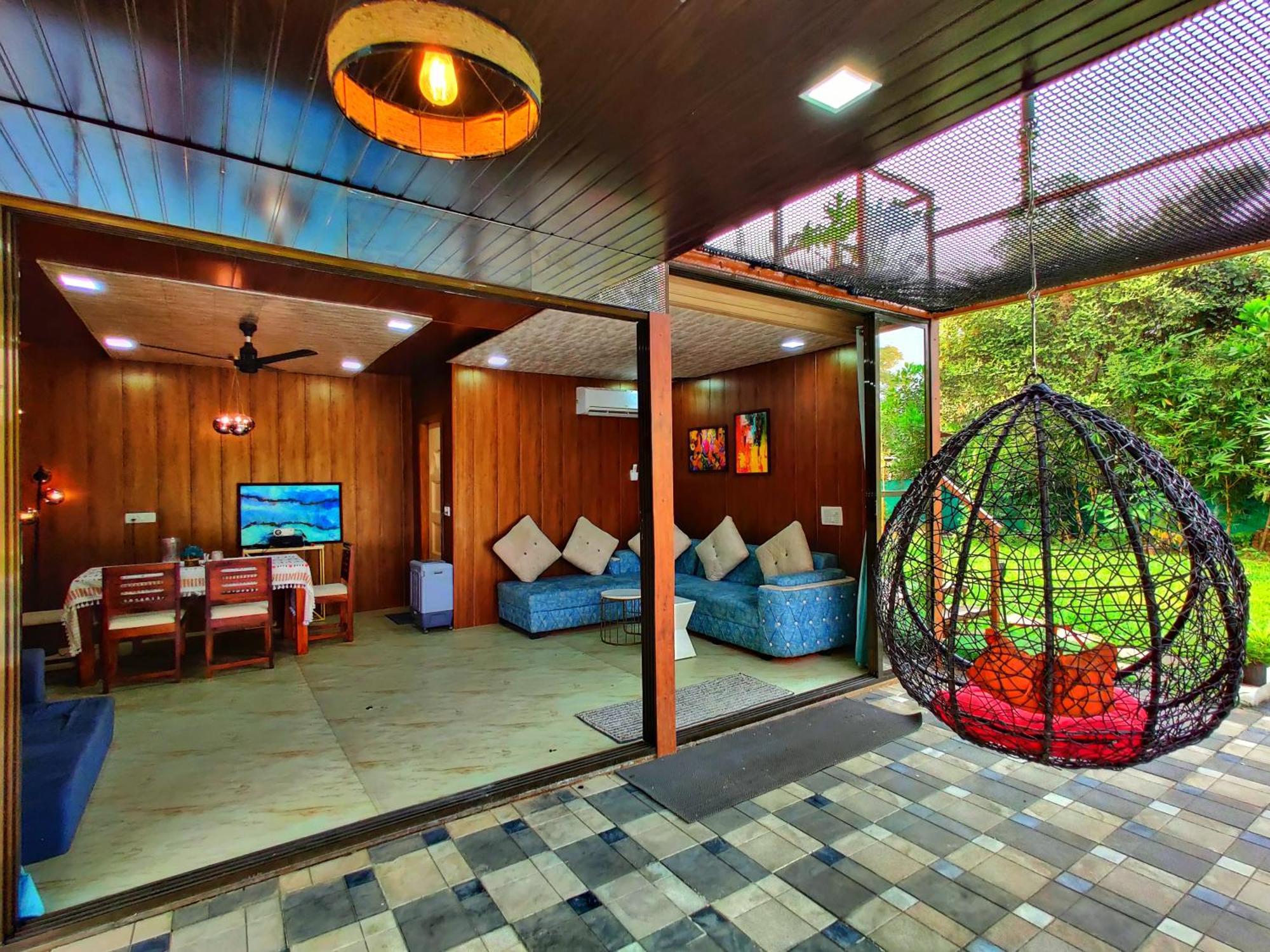 Crystal Springs Villa - A Picture-Perfect Retreat W Pool, Hammock, Gazebo Karjat Exterior photo